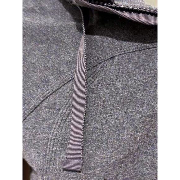 Lululemon Full Zip Vented Scuba Sweatshirt Chambray Heather Navy Womens Size 6 - Picture 8 of 14